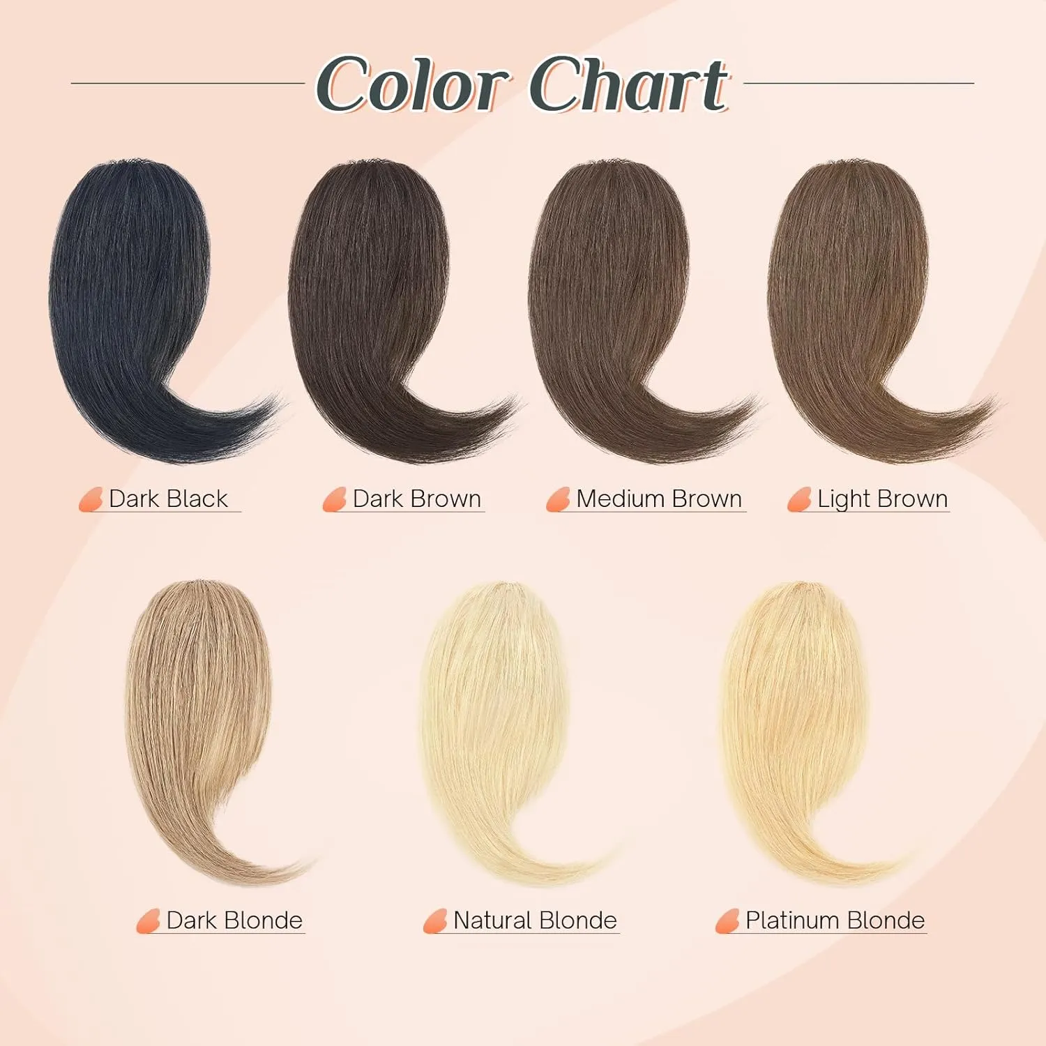 Benehair Side Bangs Clip in Bangs 100% Real Human Hair Curtain Bangs 10 inch Natural Black Remy French Bang Soft Thick Hair 15g with Invisible Clips for Women #1B