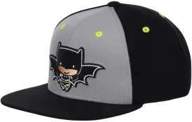 DC Comics Youth Chibi Glow in The Dark Embroidery Adjustable Snapback Hat (One Size)