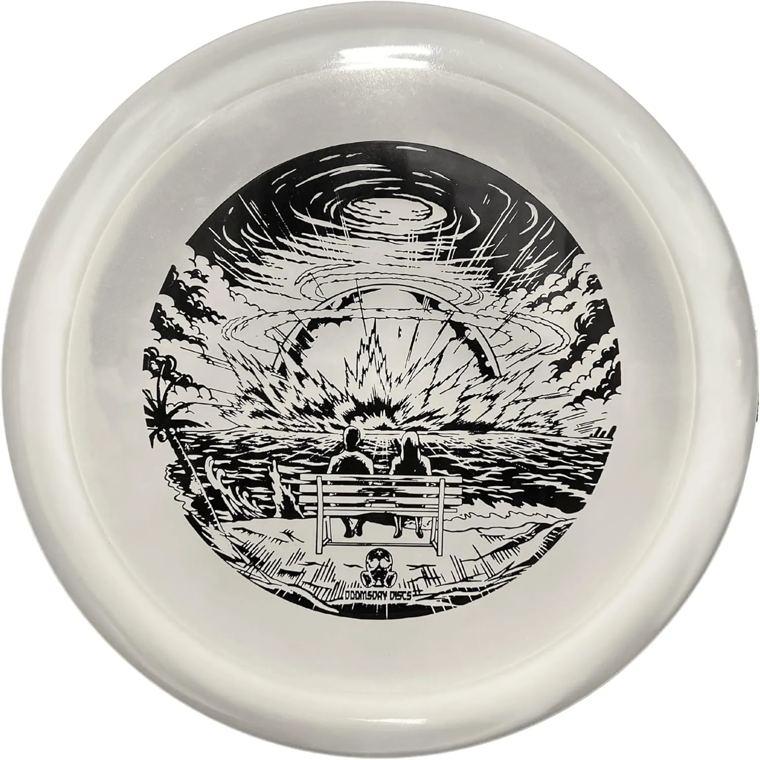 DOOMSDAY DISCS Cataclysm Distance Driver | Powerful Disc Golf Driver in Glow-in-The-Dark Plastic