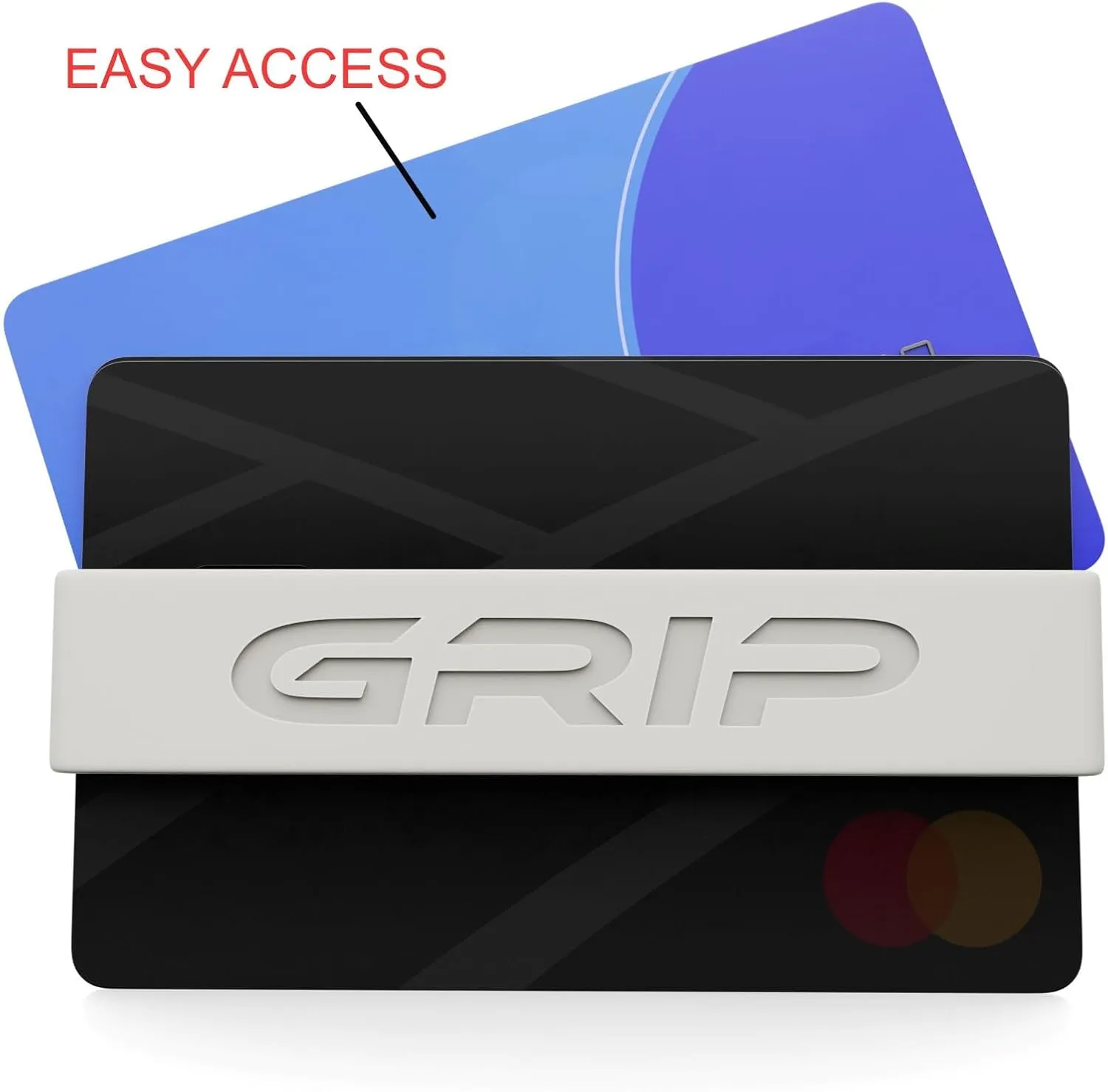Grip Money Bands (Pack of 3) - GLOW IN THE DARK - Premium Silicone Band for Cash & Cards - Slim & Durable Design