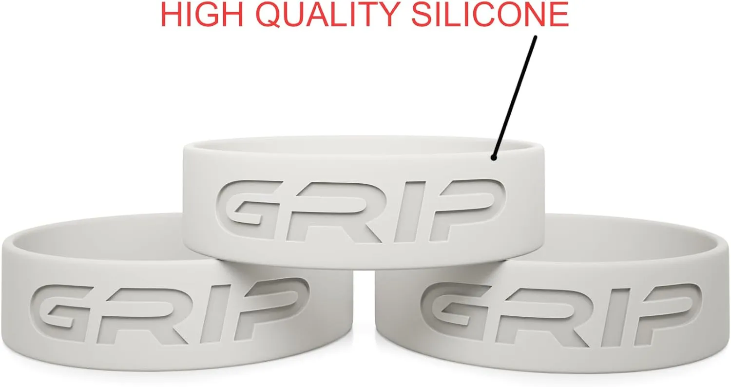 Grip Money Bands (Pack of 3) - GLOW IN THE DARK - Premium Silicone Band for Cash & Cards - Slim & Durable Design