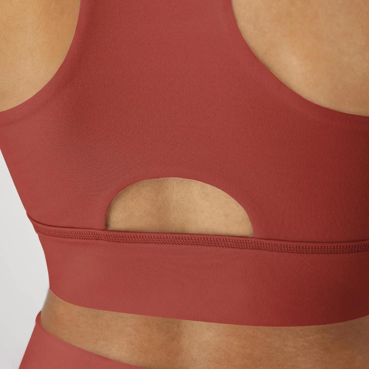 Hanes Sports Bra, Racerback Women, Stretch Pullover Crop Top with Cutout