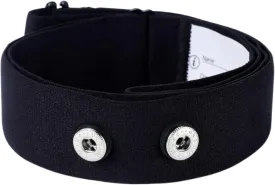 Heart Rate Monitor Replacement Strap, Adjustable Chest Band Compatible with Myzone MZ-SWITCH Black