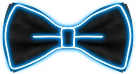 Hercicy Light up Bow Tie for Men LED Neon Bowtie Funny Ties Women Glow in the Dark Party Costume