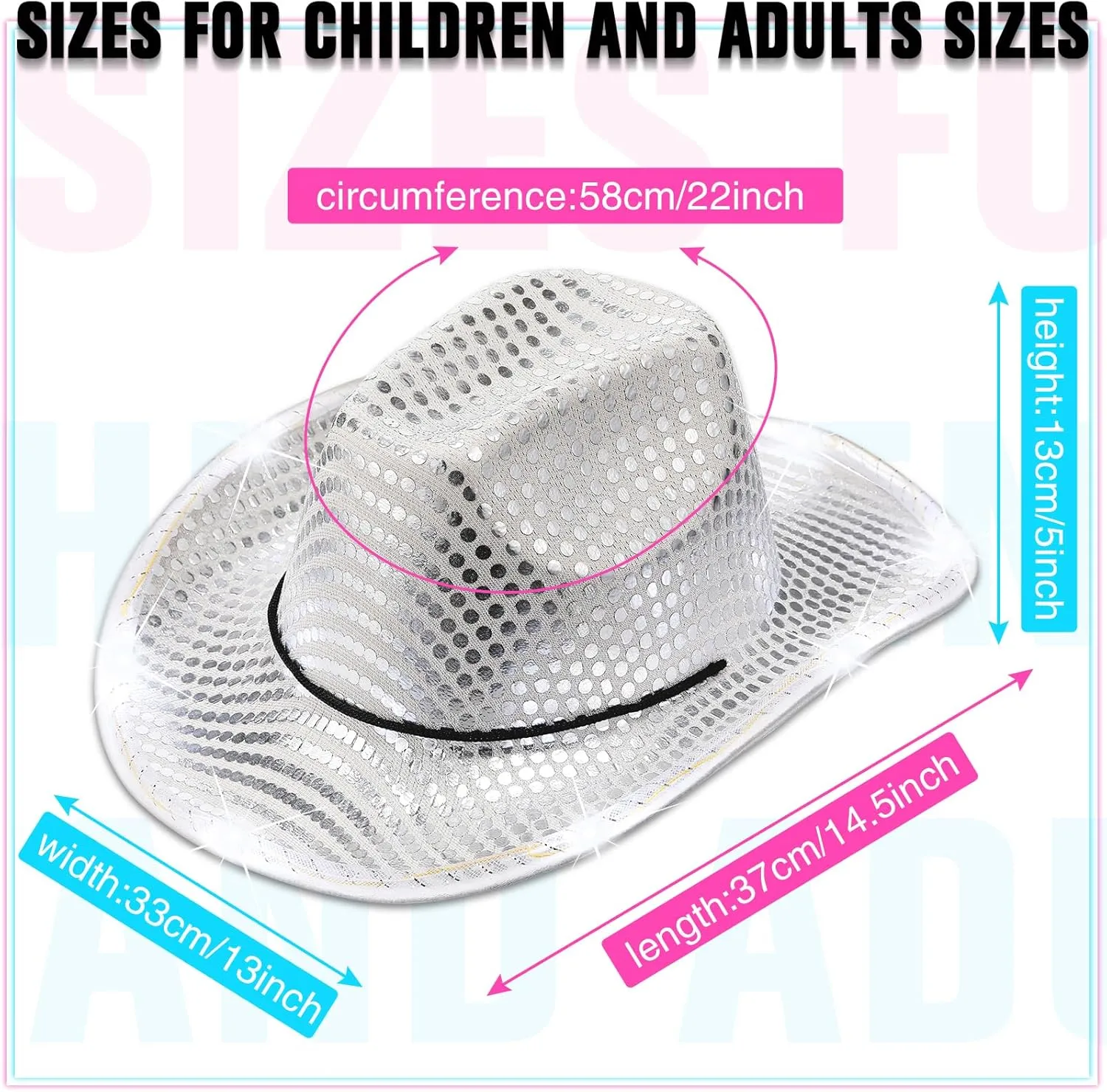 LED Lights Cowboy Cowgirl Hat Flashing LED Lights Cowgirl Hat for Wedding Western Bachelorette Party