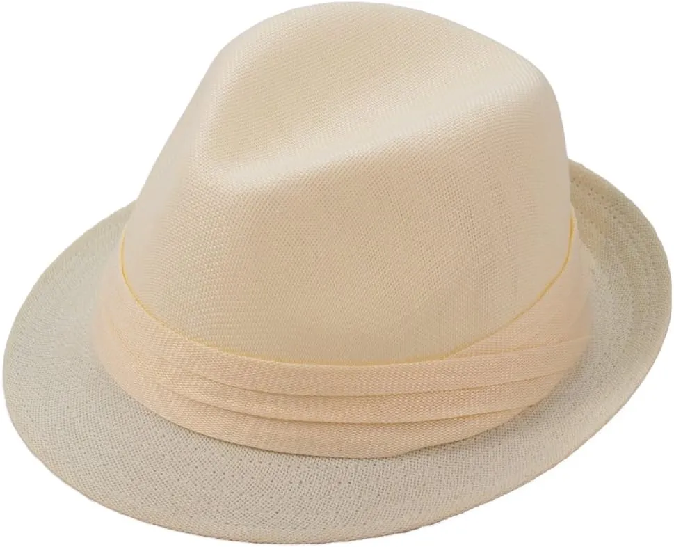Milani Fedora Hat with Matching Band