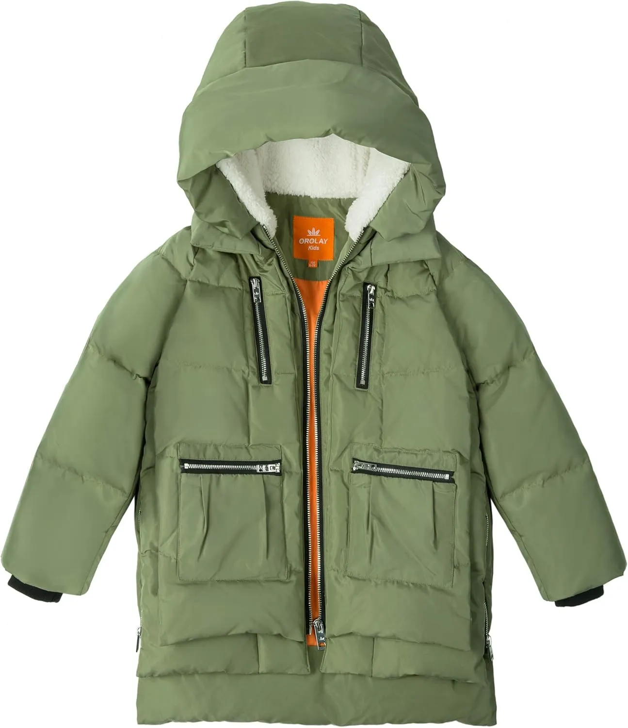 Orolay Children Hooded Down Coat Girl's Quilted Puffer Jacket Boy's Winter Jackets