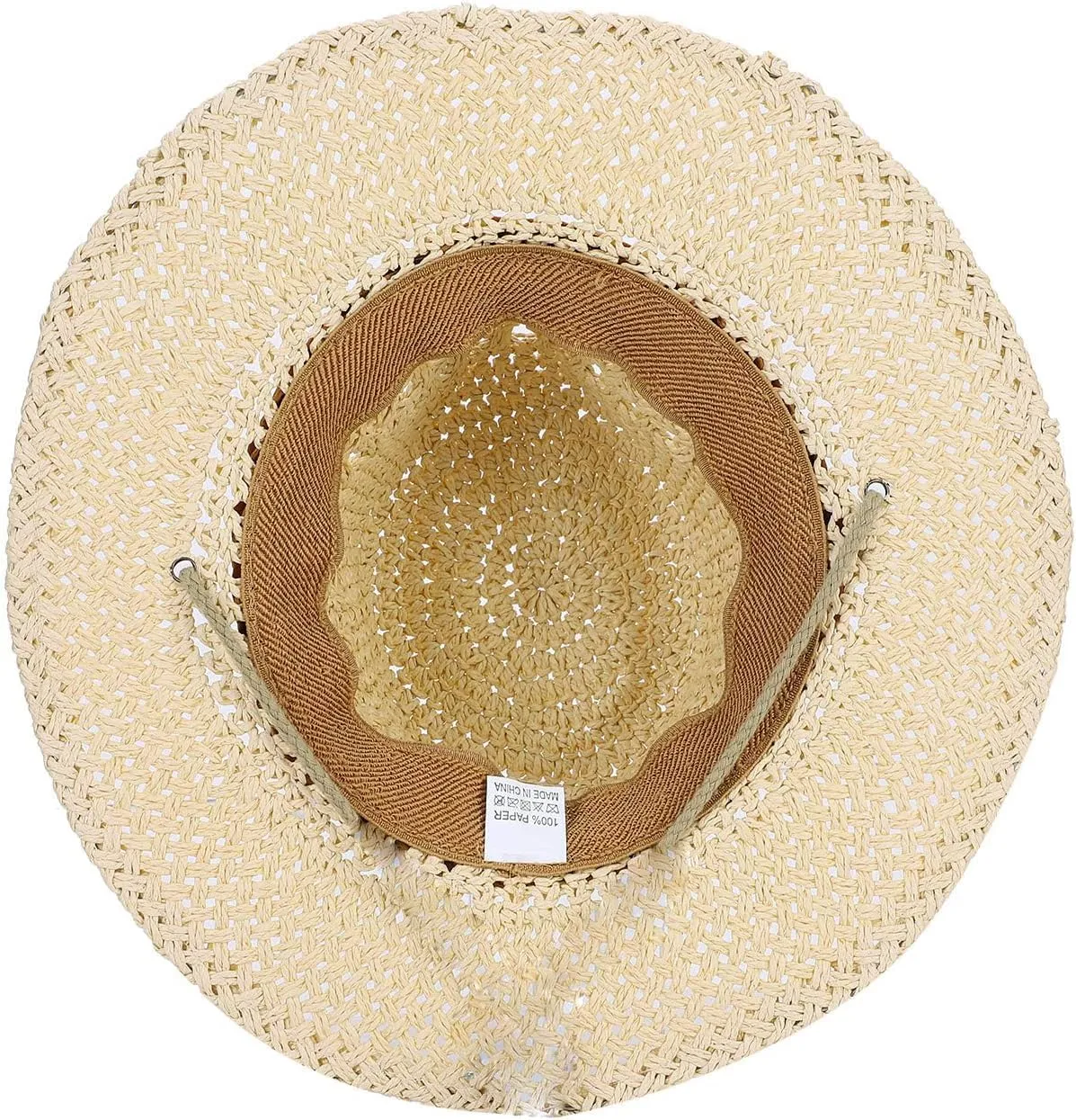 Straw Cowboy Sun Hat for Women/Kids Western Style Shapeable Country UPF 50  Cap
