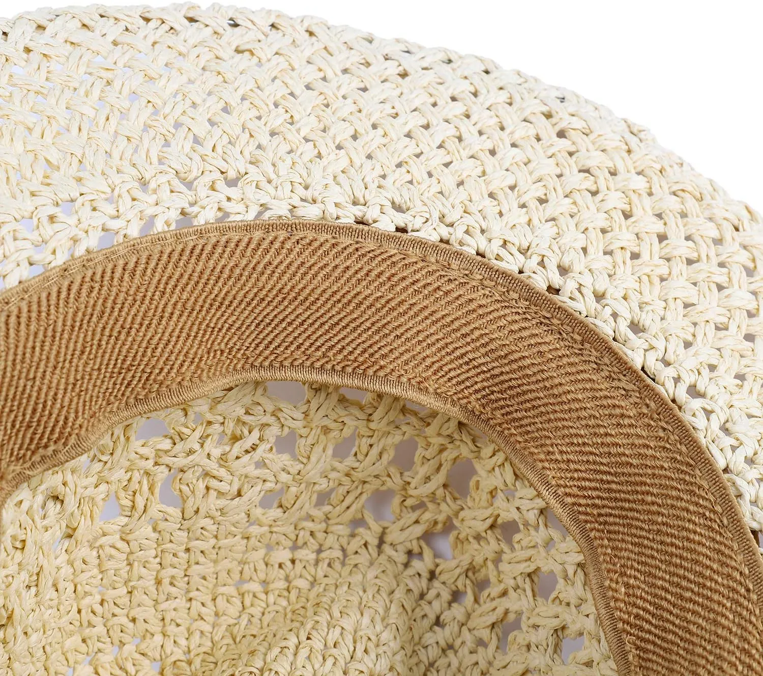 Straw Cowboy Sun Hat for Women/Kids Western Style Shapeable Country UPF 50  Cap