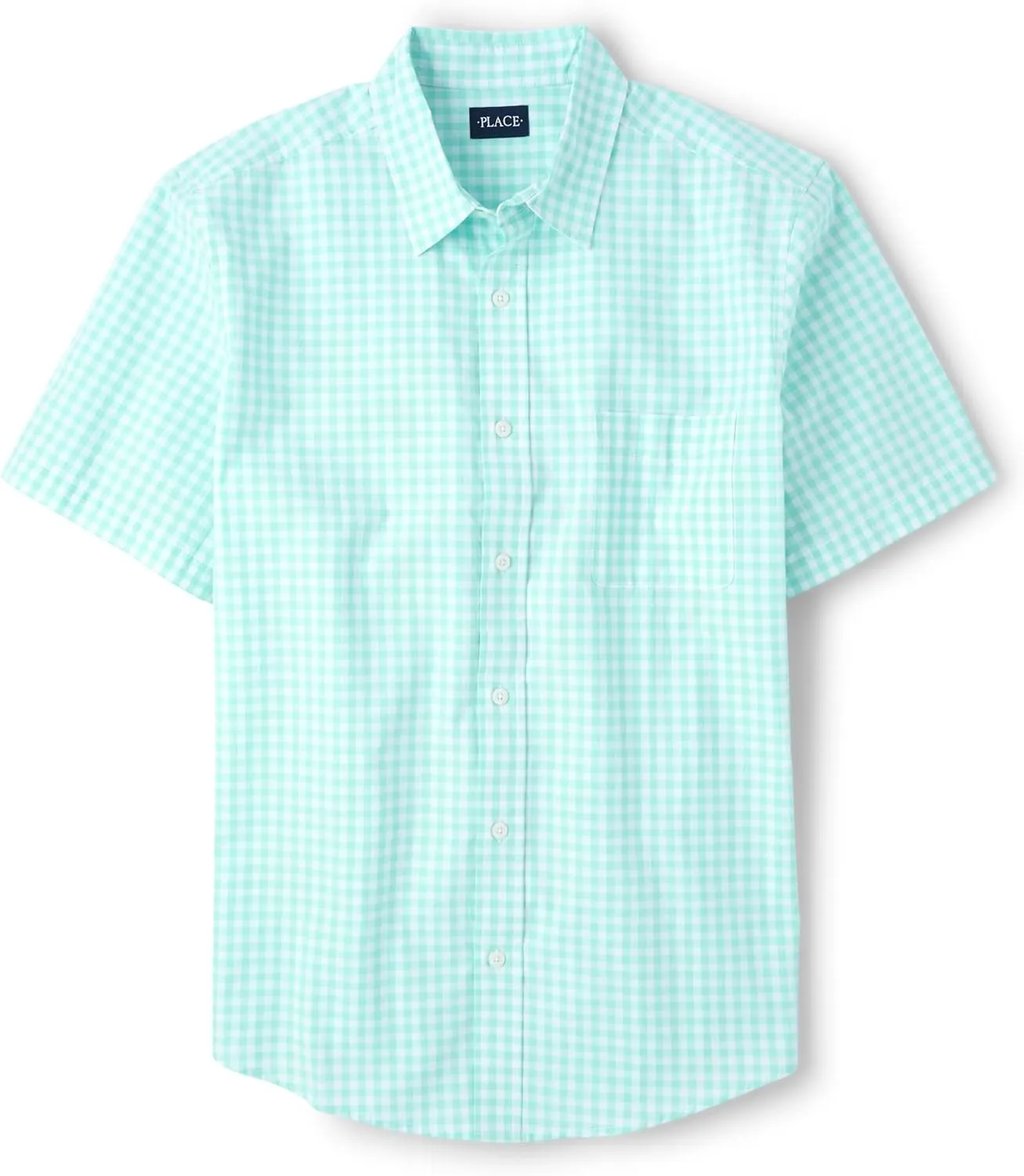 The Children's Place Boys' and Toddler Boys' Short Sleeve Button Down Shirt