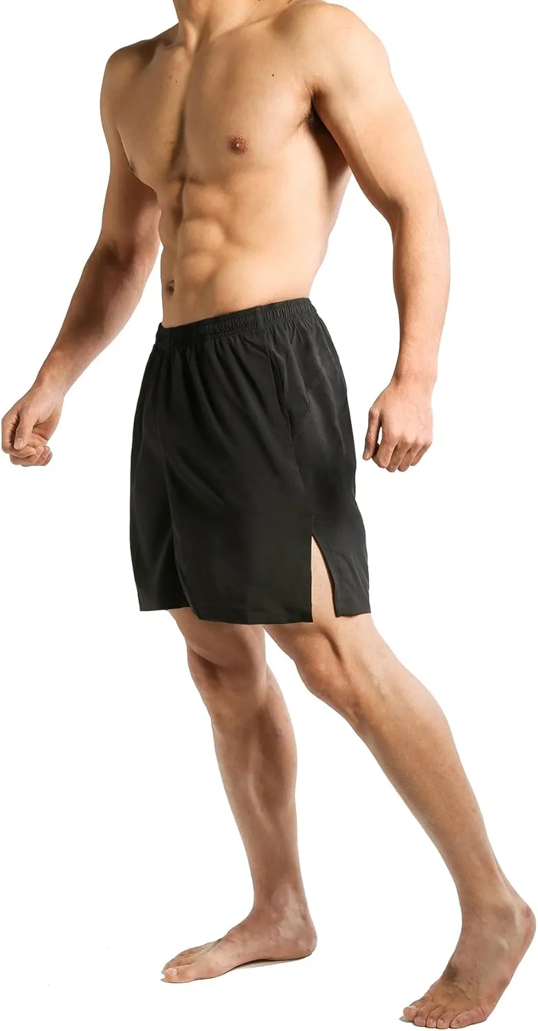 Tough Mode Mens Ultra Lightweight WOD Bodybuilding Workout Training Running Lifting Shorts Pocket