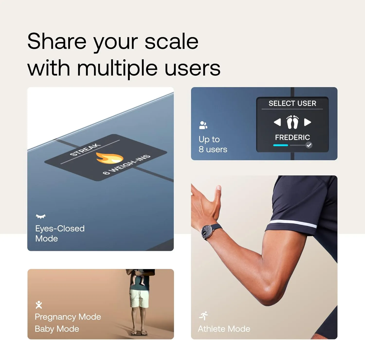 WITHINGS Body Smart - Accurate Scale for Body Weight and Fat Percentage, Body Composition Wi-Fi and Bluetooth Weight Scale, Baby Weight Scale, Smart Scale Apple Health Compatible, Bathroom Scale