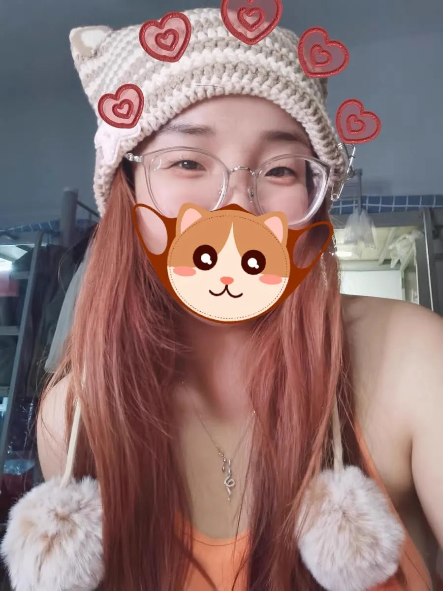 Women Y2K Cat Ear Beanie Hat with Pom Poms Star Accessories Goth Grunge Crochet Knitted Slouchy Skully Caps Alt Emo Clothes