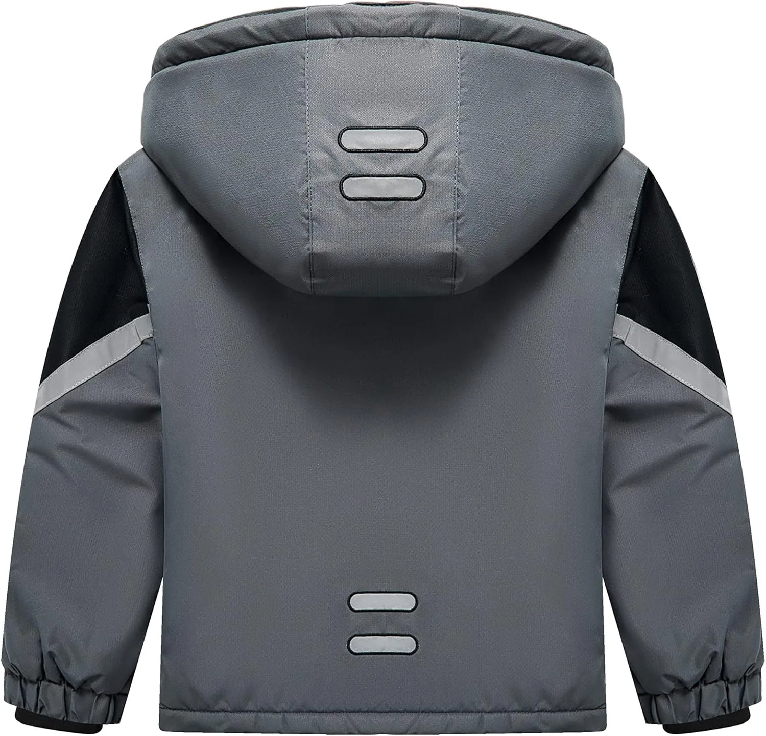 WULFUL Boy's Waterproof Ski Coat Winter Warm Snow Coat with Hood