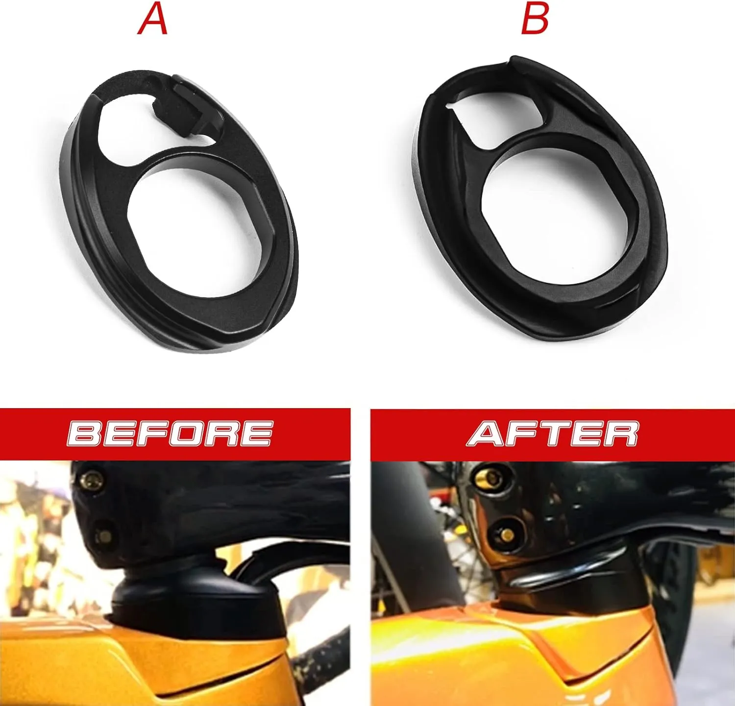 Xotic Tech Headset Stem Cone Cable Routing Adaptor Spacers Compatible with Trek Emonda SL SLR & Madone SL-Type A
